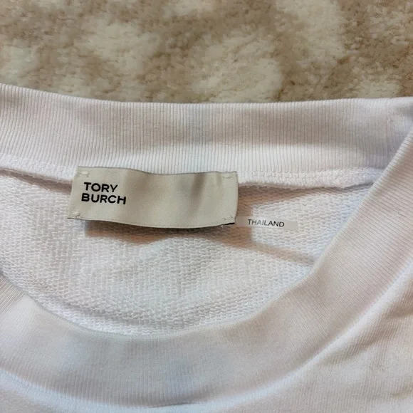 Tory Burch White tennis Sweatshirt - Picture 4 of 10